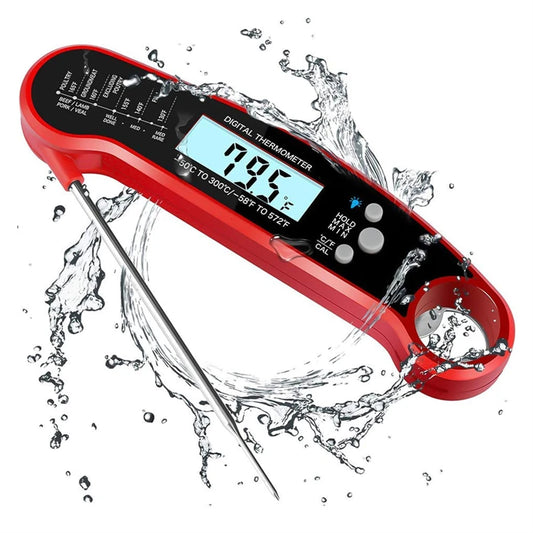 Digital Meat Thermometer High Accuracy Instant Read Food Thermometer with Backlight for Grilling Cooking BBQ Kitchen Tool
